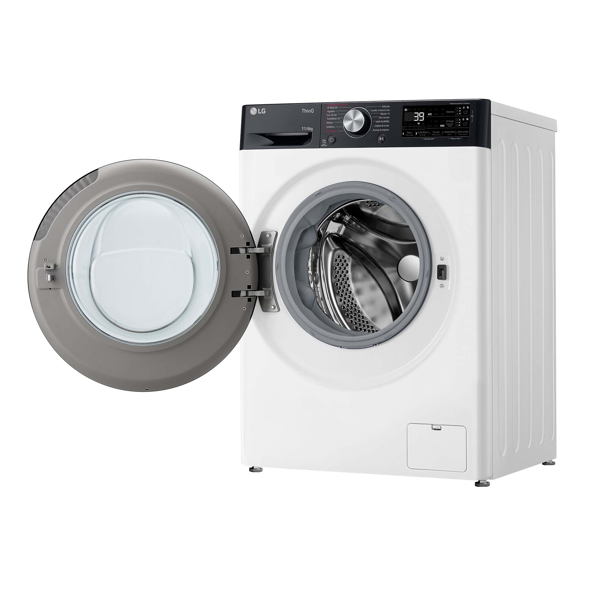 Lavadora secadora LG 11 kg lavado, 6 kg secado1400 rpm, Turbowash 360º, Autodosificación - F4DR7511AGW Blanco-15
