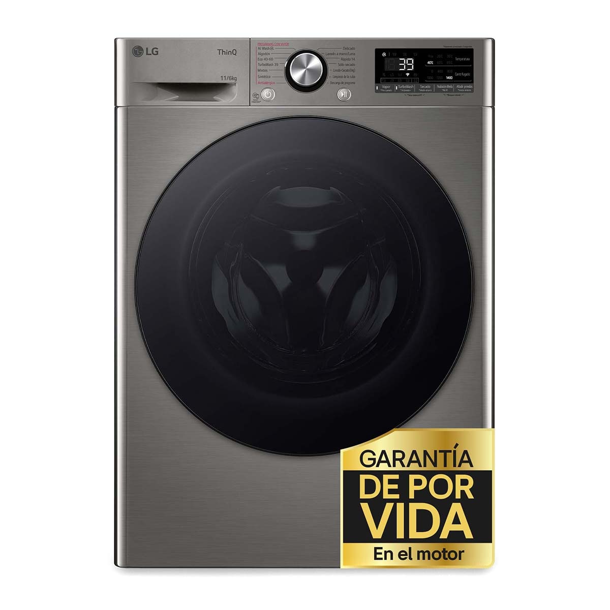 Imagen de LG F4DR7011AGS lavadora secadora 11 kg, 1400 rpm en OfertitasTOP