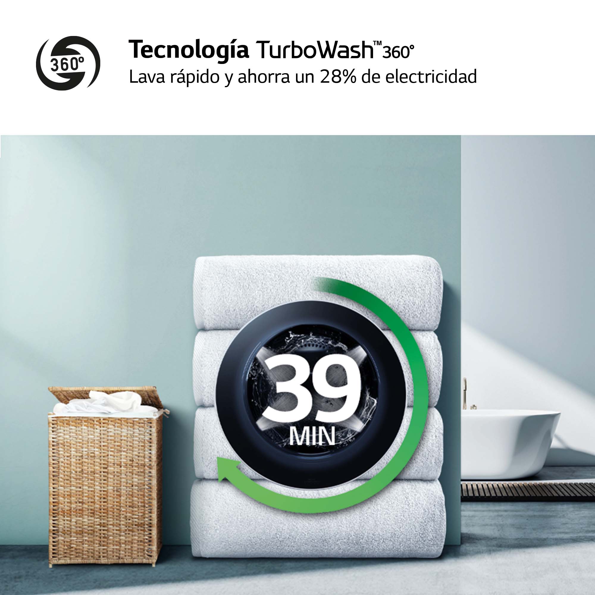Lavadora secadora LG 11 kg lavado, 6 kg secado, 1400 rpm, inteligencia artificial, Turbowash 360 - F4DR7011AGS Inox-8