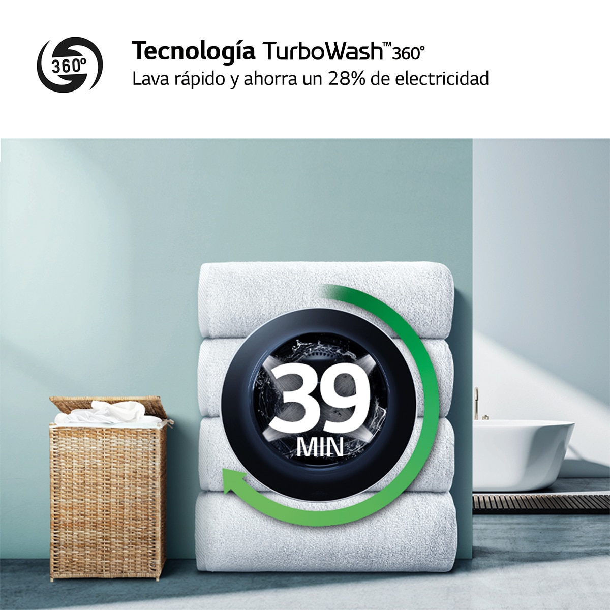 Lavadora secadora LG 9 kg lavado, 1.400 rpm, inteligencia artificial - TMF4DR6009AGM Inox-6