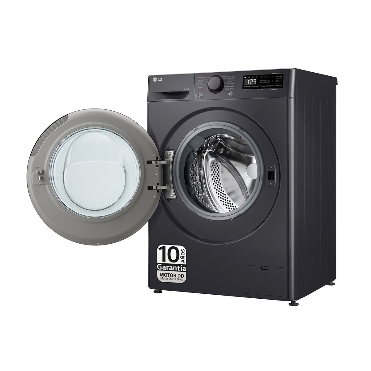 Lavadora secadora LG 9 kg lavado, 1.400 rpm, inteligencia artificial - TMF4DR6009AGM Inox-10