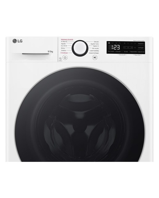Lavadora secadora LG 9 kg lavado, 5 kg secado, 1200 rpm, inteligencia artificial - F2DR5S09A1W - Blanco Blanco-10