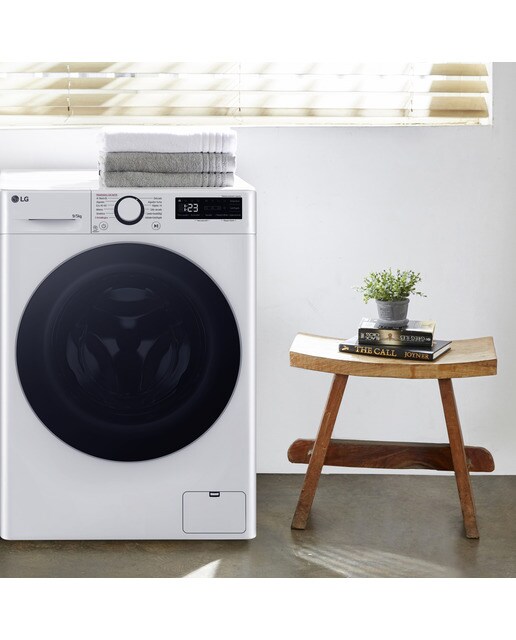 Lavadora secadora LG 9 kg lavado, 5 kg secado, 1200 rpm, inteligencia artificial - F2DR5S09A1W - Blanco Blanco-13