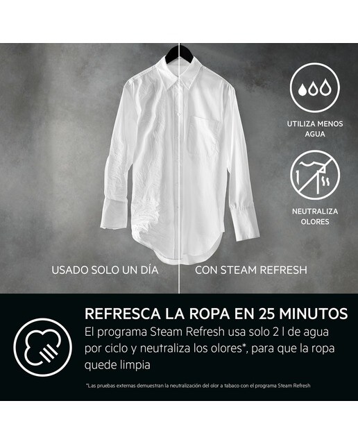 Máquina de Lavar Roupa AEG Série 8000 LFR8504L6Q Carga Frontal PowerCare de 11 Kg e de 1400 rpm - Branco Branco-8