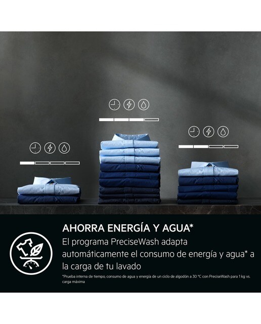 Máquina de Lavar Roupa AEG Série 8000 LFR8504L6Q Carga Frontal PowerCare de 11 Kg e de 1400 rpm - Branco Branco-10