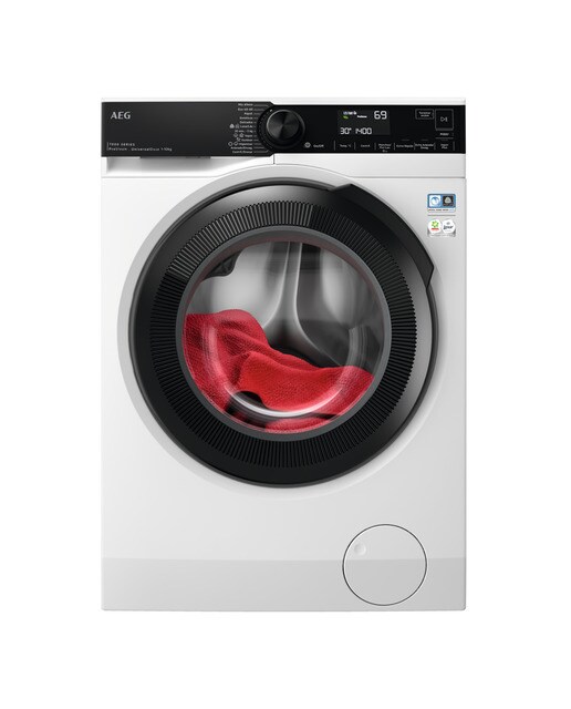 Máquina de Lavar Roupa AEG Série 7000 LFR7314L4V Carga Frontal ProSteam de 10 Kg e 1400 rpm - Branco Branco-1