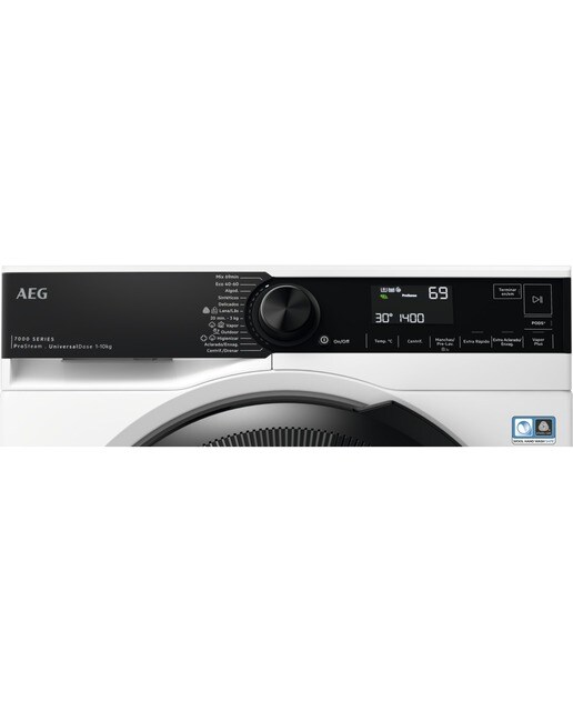 Máquina de Lavar Roupa AEG Série 7000 LFR7314L4V Carga Frontal ProSteam de 10 Kg e 1400 rpm - Branco Branco-3
