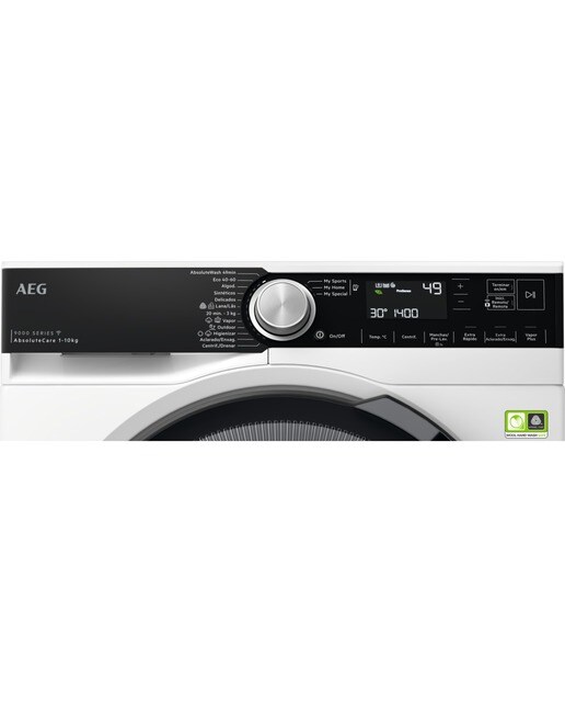 Máquina de Lavar Roupa AEG Série 9000 AbsoluteCare® LFR9514L6U Carga Frontal de 10 Kg e de 1400 rpm - Branco Branco-3