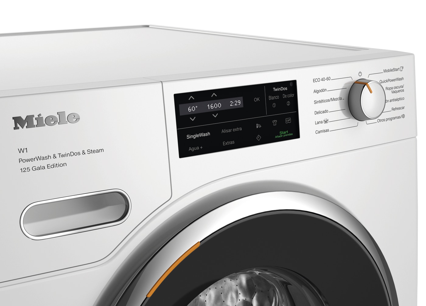 Lavadoras Miele 9 kg / 1,600 rpm, SteamCare, TwinDos y PowerWash - WWI880 WCS 125 - Blanco Blanco-4