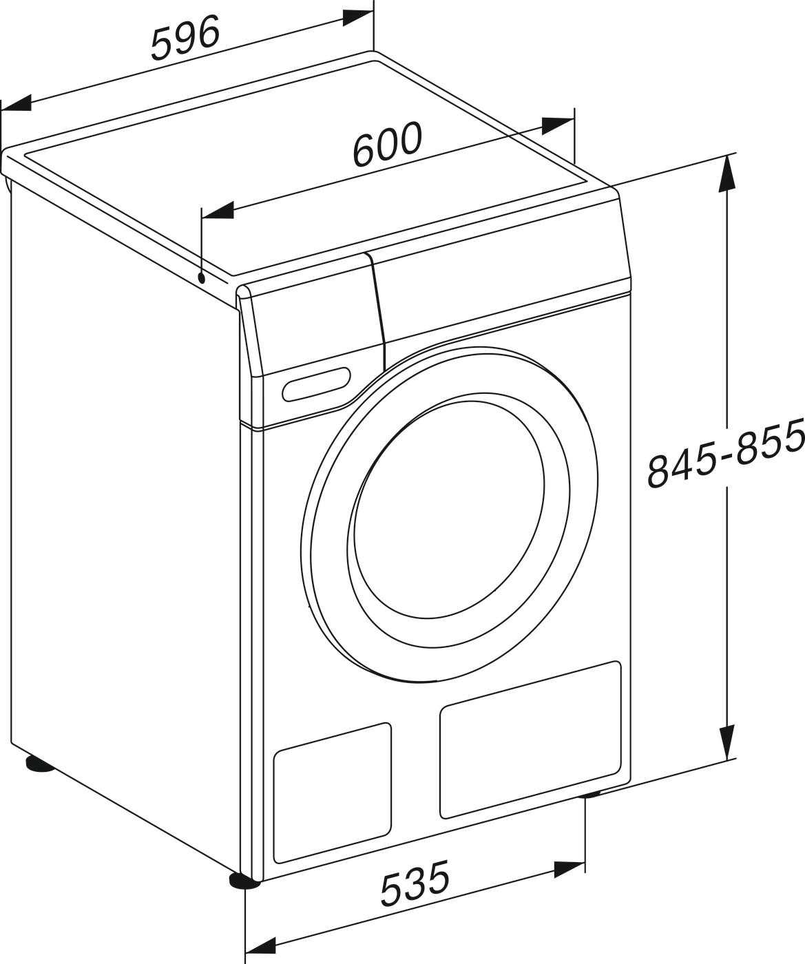 Lavadora Miele 10 kg / 1.400 rpm - WCK 360 WCS - Blanco Blanco-8