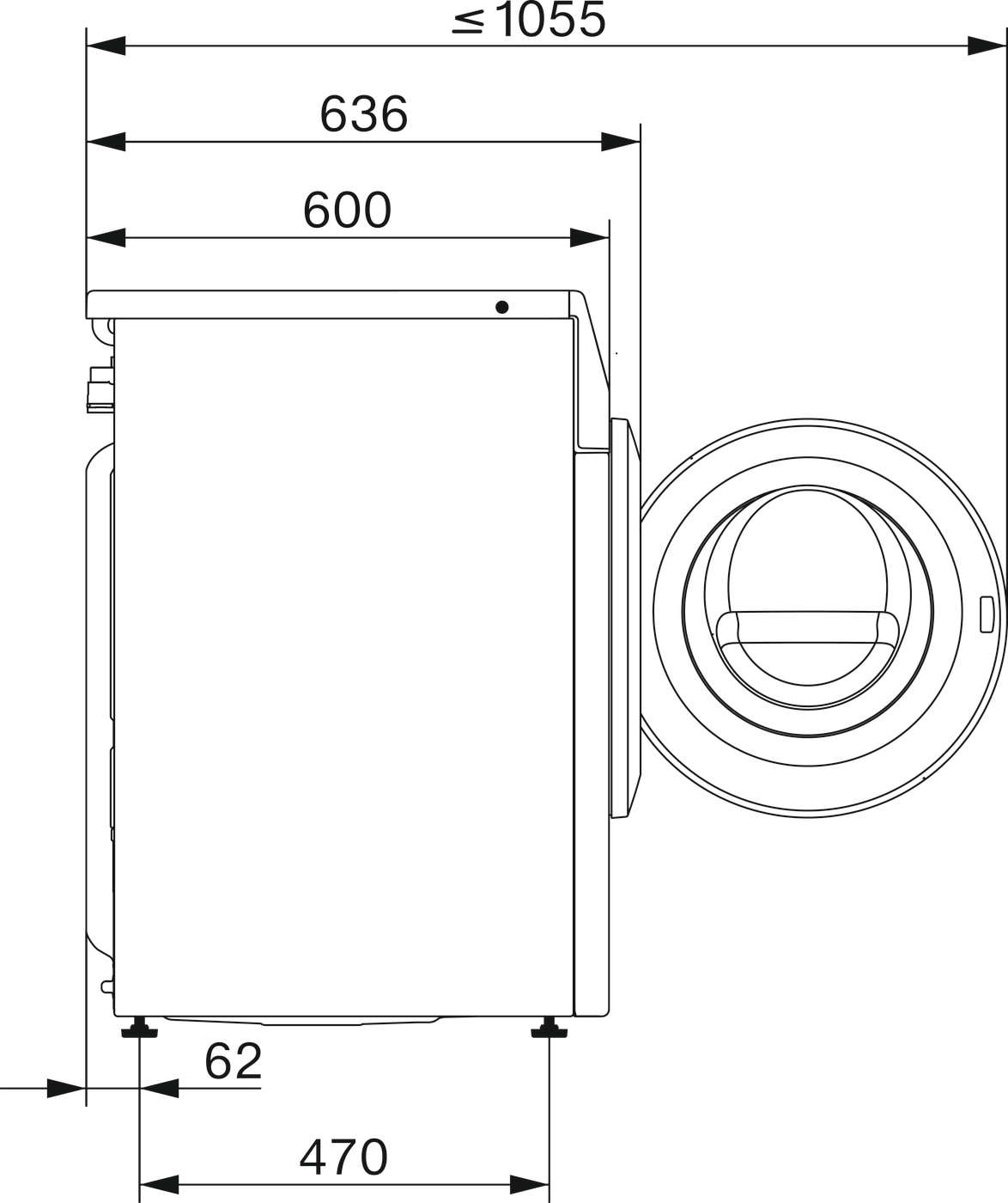 Lavadora Miele 10 kg / 1.400 rpm - WCK 360 WCS - Blanco Blanco-9