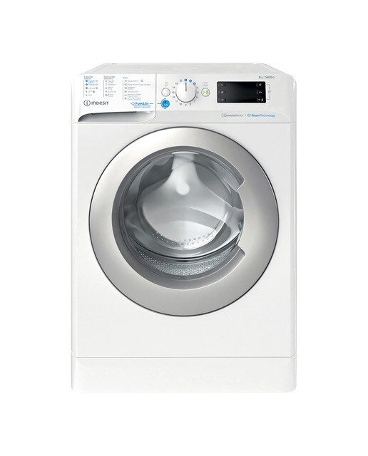 Imagem 0 de Máquina de Lavar Roupa Indesit BWE 81496X WSV SPT Carga Frontal de 8 kg e de 1400 rpm - Branco
