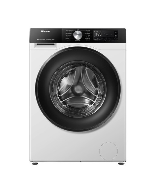 Imagen 0 de Lavadora Hisense 12 kg / 1.400 rpm, Wifi Serie 3S - WF3S1243BW3