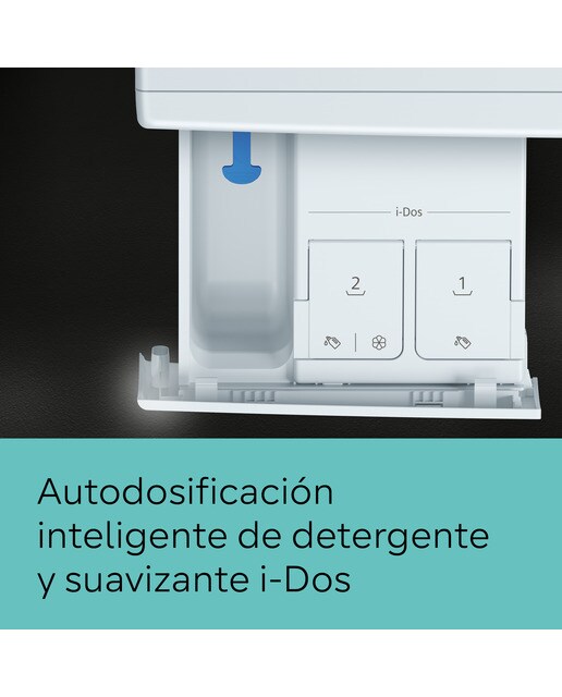Máquina de Lavar e Secar Roupa Siemens WN54C2A0ES Carga Frontal i-Dos de 10,5/6 Kg e de 1400 rpm - Branco Branco-5