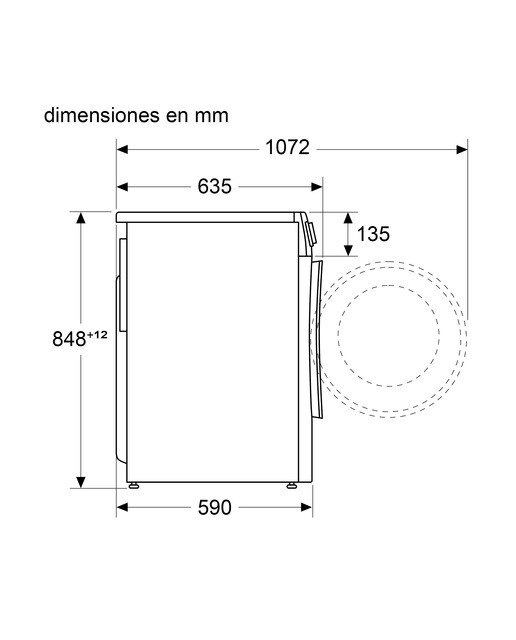 Lavadora secadora Siemens 10 kg/ 1.400 rpm - WN44G2A0ES Blanco-8
