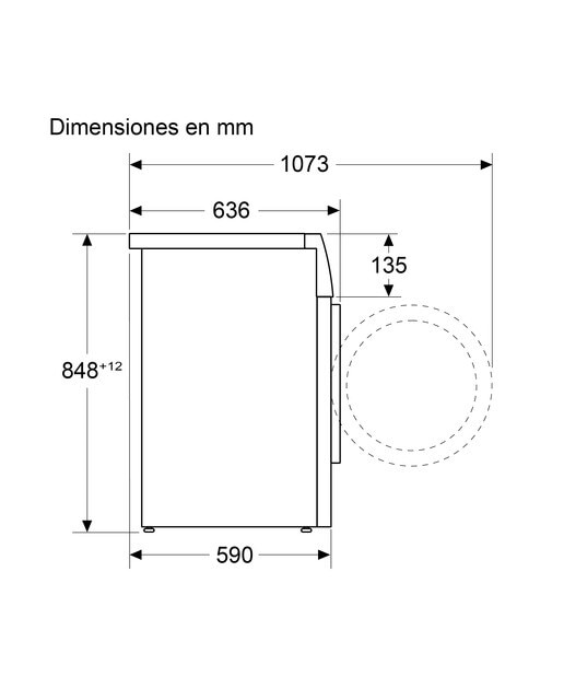 Máquina de Lavar Roupa Siemens iQ500 WG44G2ZAES Carga Frontal de 9 Kg e 1400 rpm - Branco Branco-6