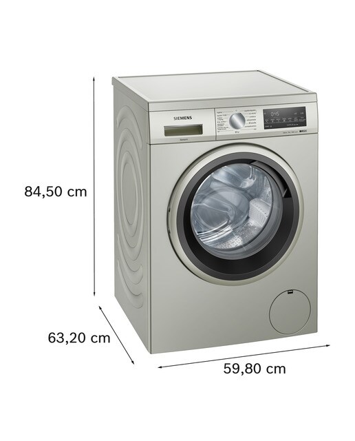 Lavadora Siemens 9 kg/ 1.400 rpm - WU14UT6KES Acero antihuellas-2