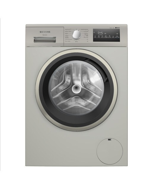 Imagem 0 de Máquina de Lavar Roupa Siemens iQ300 WM14N29XEP Carga Frontal de 9 Kg e 1400 rpm - Silver Inox