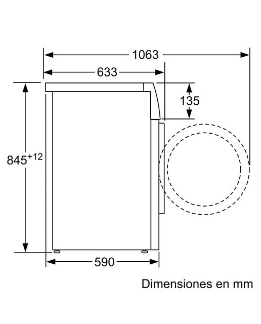 Máquina de Lavar Roupa Siemens iQ300 WM14N29XEP Carga Frontal de 9 Kg e 1400 rpm - Silver Inox Inox-2
