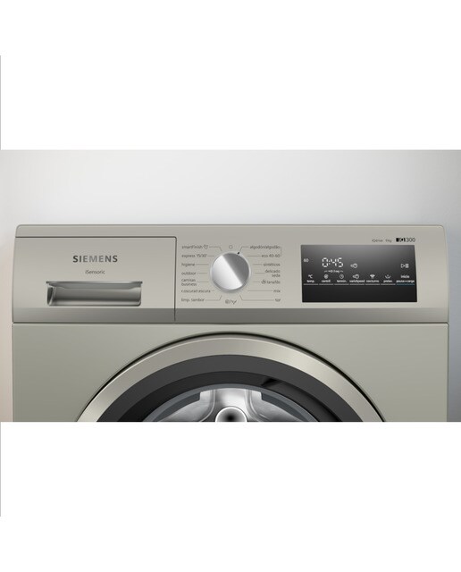 Máquina de Lavar Roupa Siemens iQ300 WM14N29XEP Carga Frontal de 9 Kg e 1400 rpm - Silver Inox Inox-4