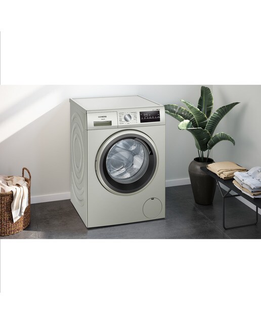 Máquina de Lavar Roupa Siemens iQ300 WM14N29XEP Carga Frontal de 9 Kg e 1400 rpm - Silver Inox Inox-7