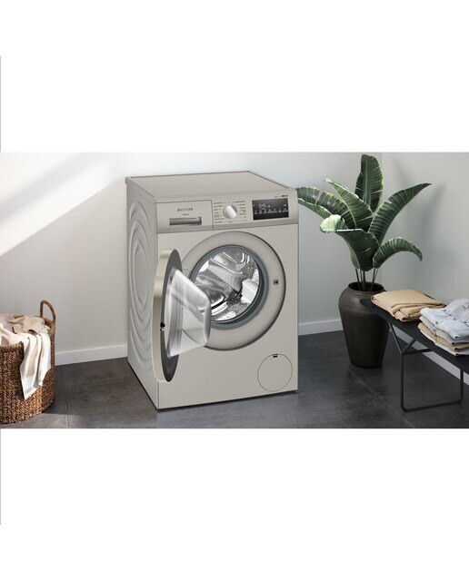 Máquina de Lavar Roupa Siemens iQ300 WM14N29XEP Carga Frontal de 9 Kg e 1400 rpm - Silver Inox Inox-8