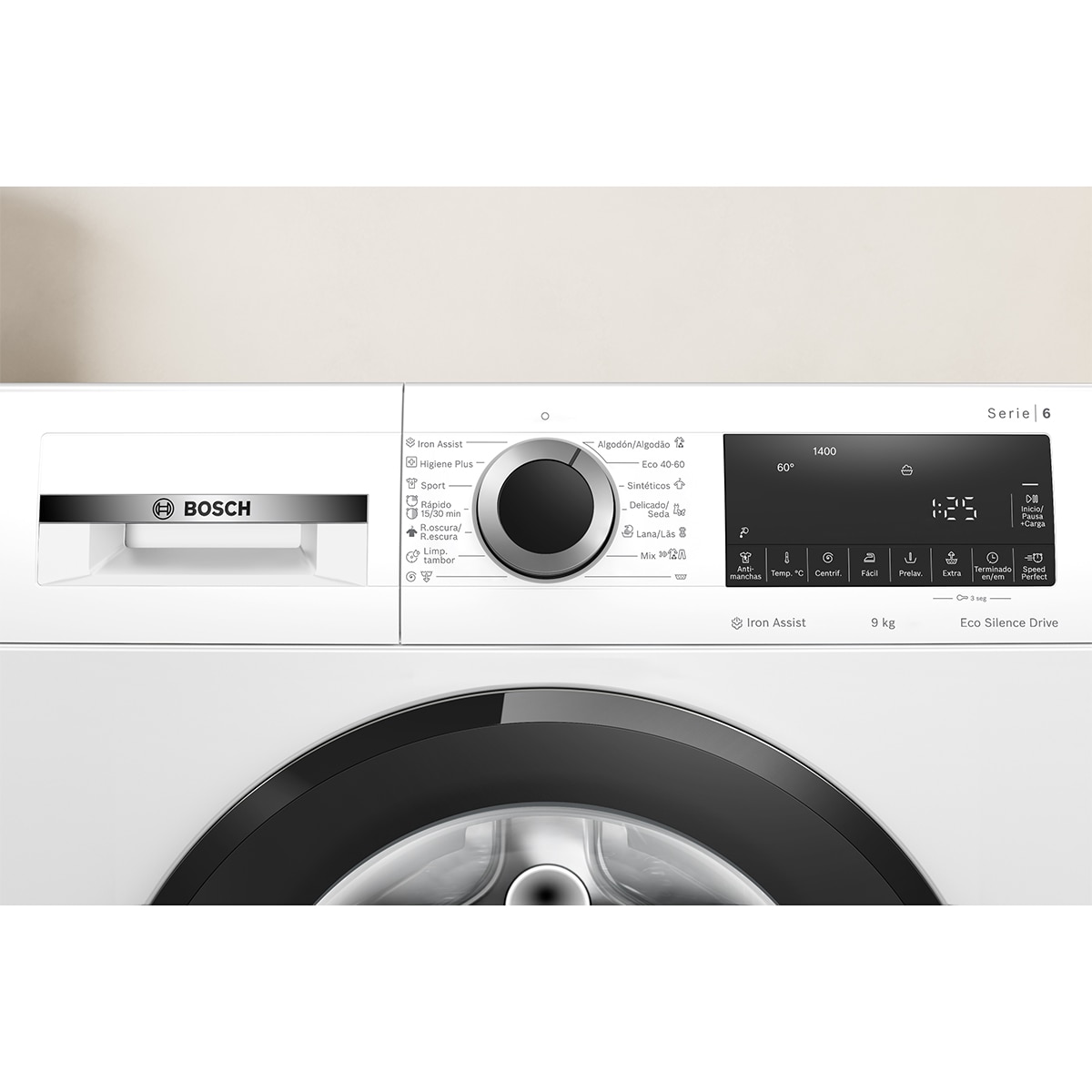 Lavadora Bosch 9  kg/ 1.400 rpm, ActiveWater Plus - WGG244Z0ES Blanco-5
