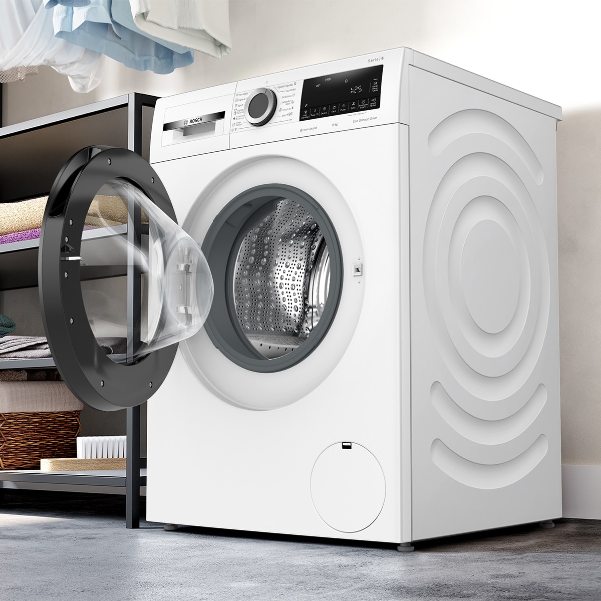Lavadora Bosch 9  kg/ 1.400 rpm, ActiveWater Plus - WGG244Z0ES Blanco-8