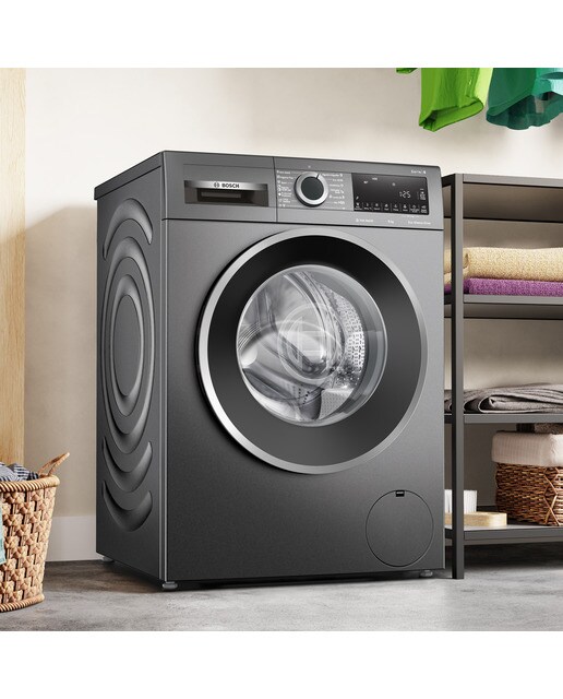 Máquina de Lavar Roupa Bosch Serie 6 WGG244ZRES Carga Frontal de 9 Kg e 1400 rpm - Cast Iron Grey Cinzento-3