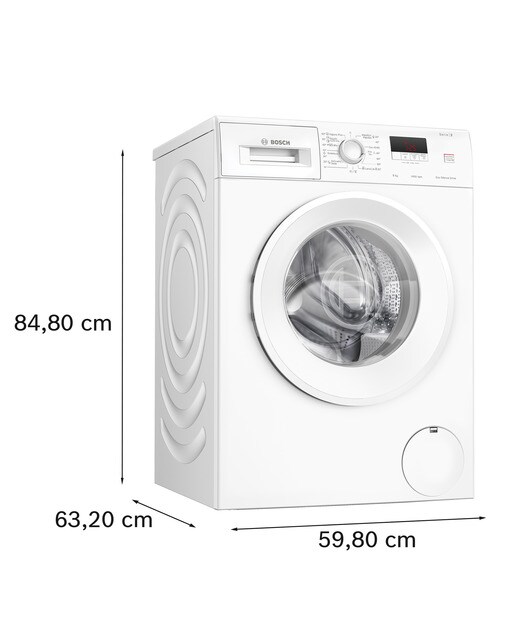 Lavadora Bosch 8 kg / 1.400 rpm - WGE03400EP Blanco-2