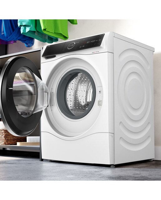 Máquina de Lavar e Secar Roupa Bosch Serie 8 WNC254A0ES i-DOS, Carga Frontal de 10,5/6 kg e 1400 rpm - Branco Branco-4