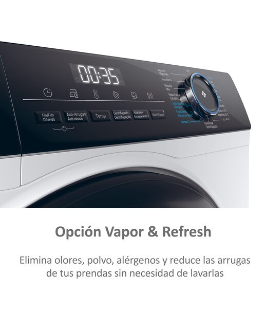 Lavadora Haier 10 kg / 1.400 rpm Motor Inverter, I-Pro Series 3 - HW100-BP14939-S Blanco-9