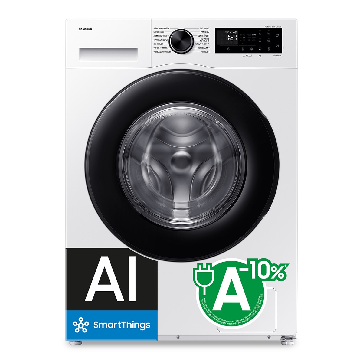 Imagen 0 de Lavadora Samsung 11kg / 1.400 rpm, Programa Super Speed - WW11DG5B25AEEC