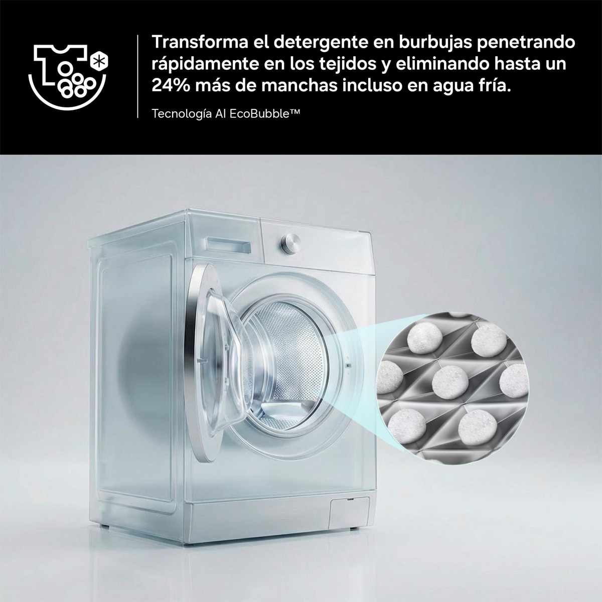 Lavadora Samsung 11kg / 1.400 rpm, Programa Super Speed - WW11DG5B25AEEC Blanco-8