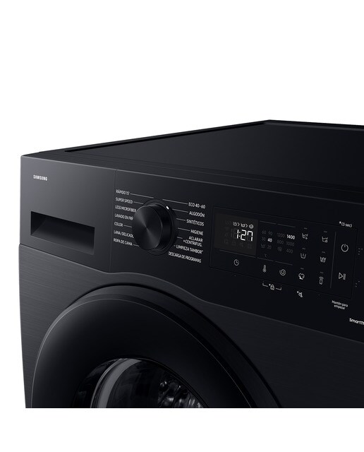 Lavadora Samsung 11kg Programa Super Speed 39 Clase A Negra WW11DG5B25ABEC Negro-10