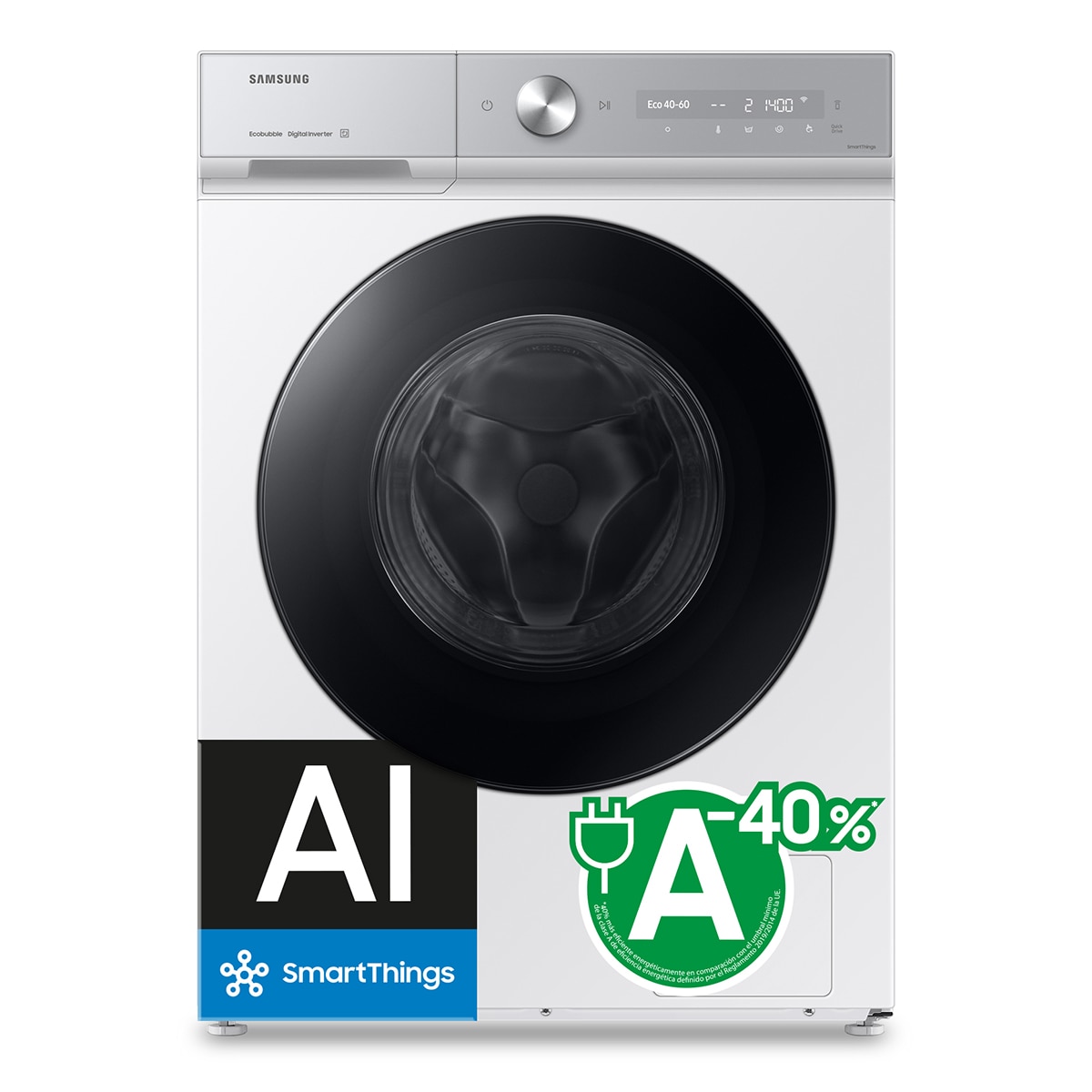 Imagen 0 de Lavadora Samsung 11kg QuickDrive? Clase A Blanca WW11DB8B95GHU3