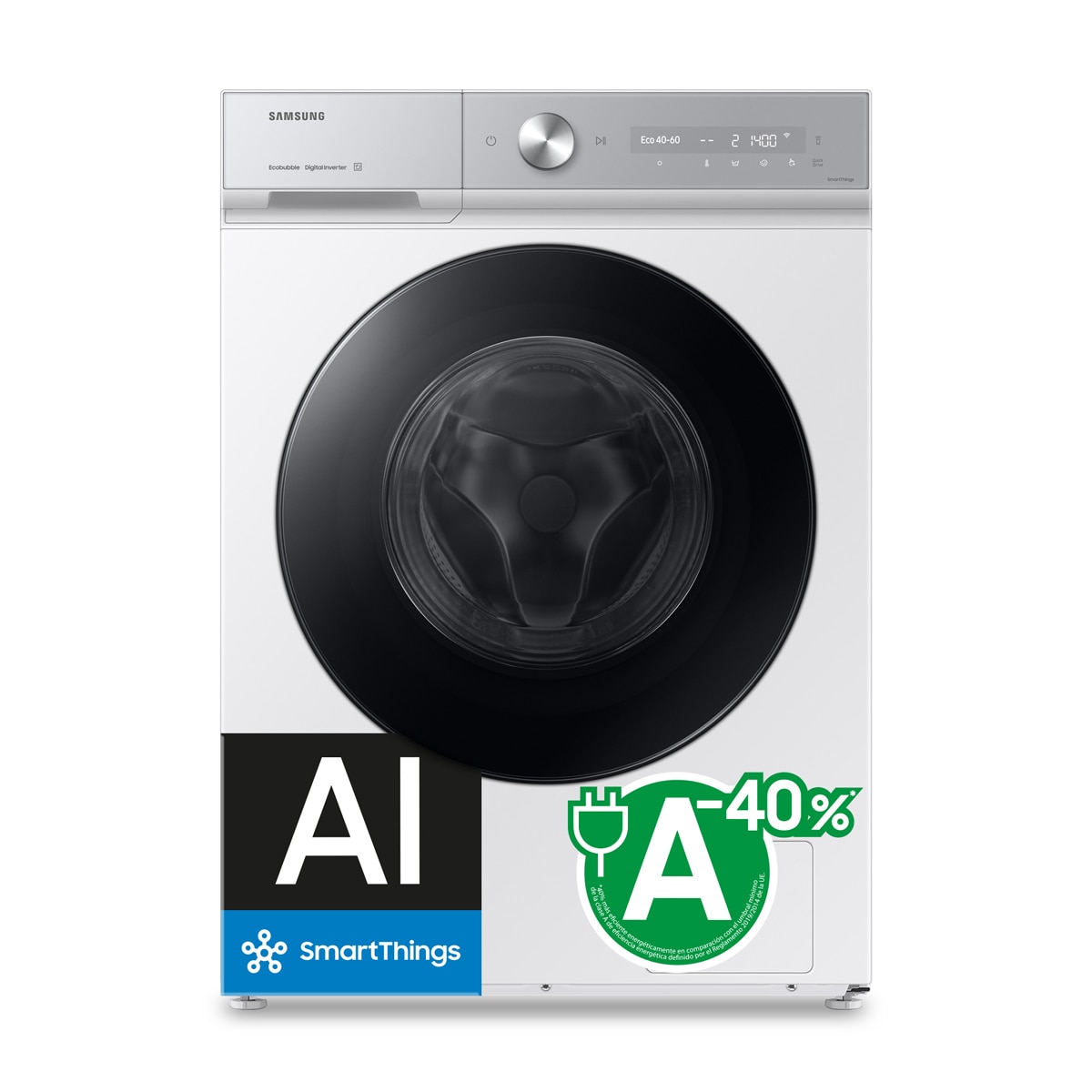 Lavadora Samsung 11kg QuickDrive™ Clase A Blanca WW11DB8B95GHU3 Blanco-3
