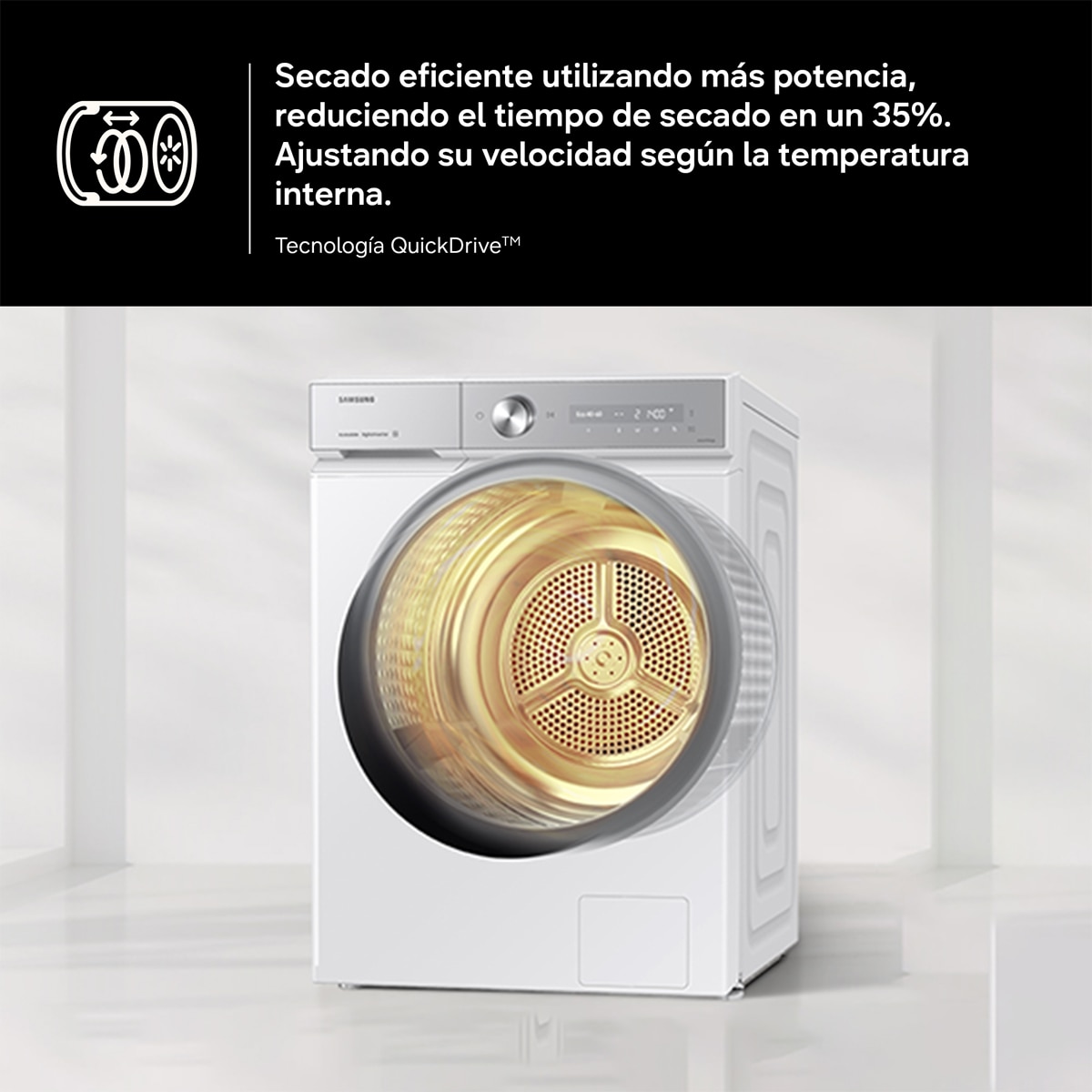 Lavadora Samsung 11kg QuickDrive™ Clase A Blanca WW11DB8B95GHU3 Blanco-9
