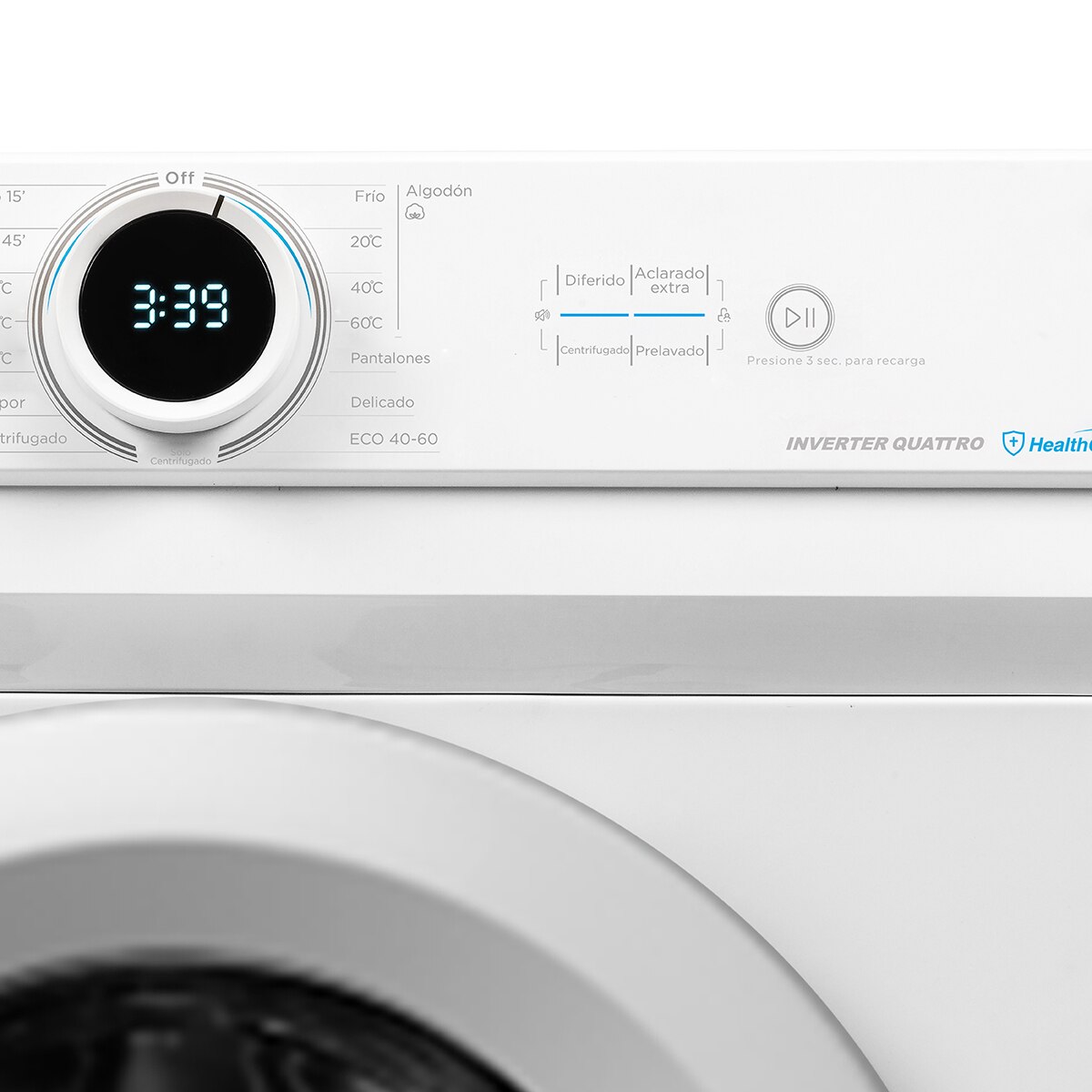 Lavadora Midea 8 kg/ 1.200 rpm- MF100W80B/1/W-ES Blanco-11