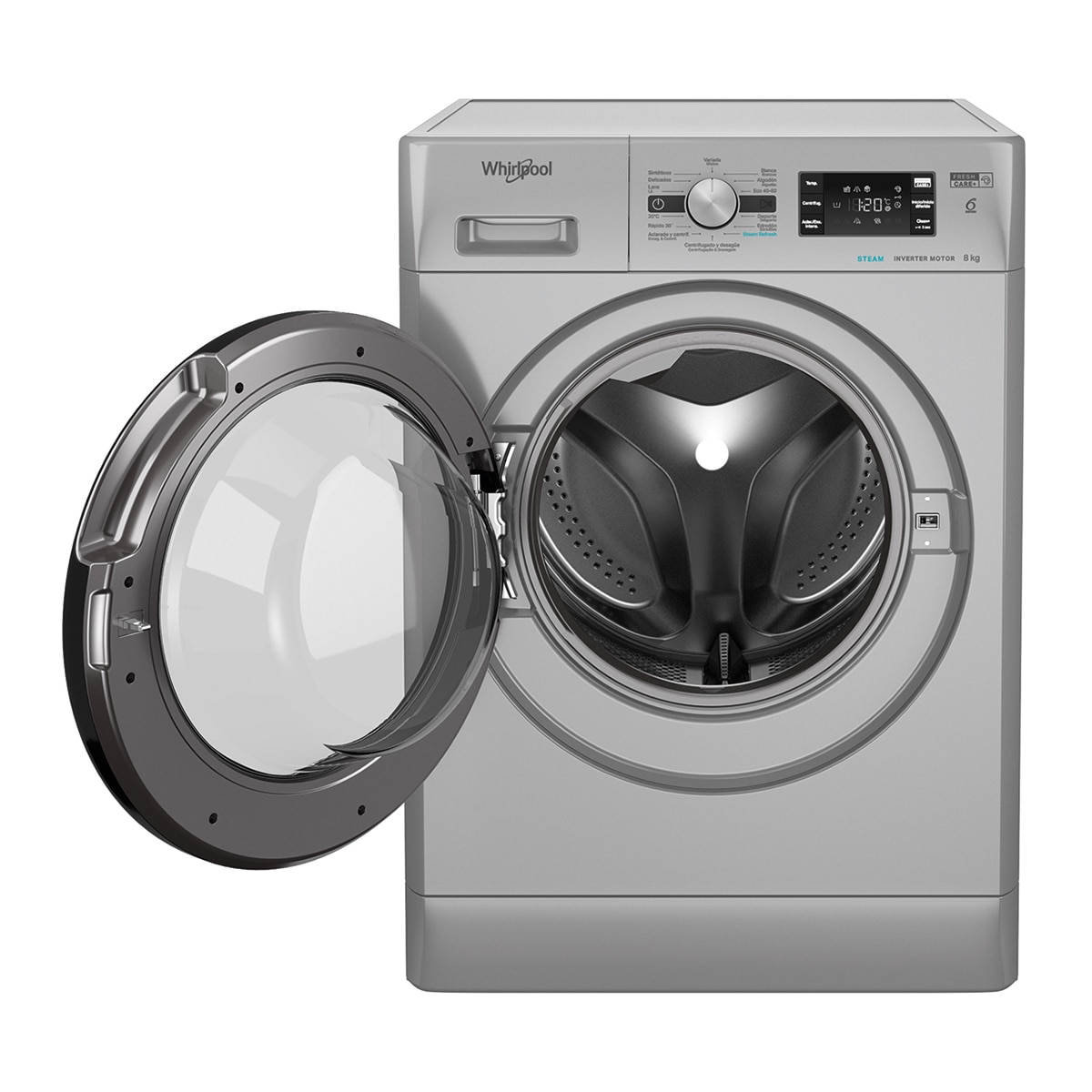 Lavadora Whirlpool 8 kg/ 1.400 rpm -FFB 8489 SBV SPT Inox-4