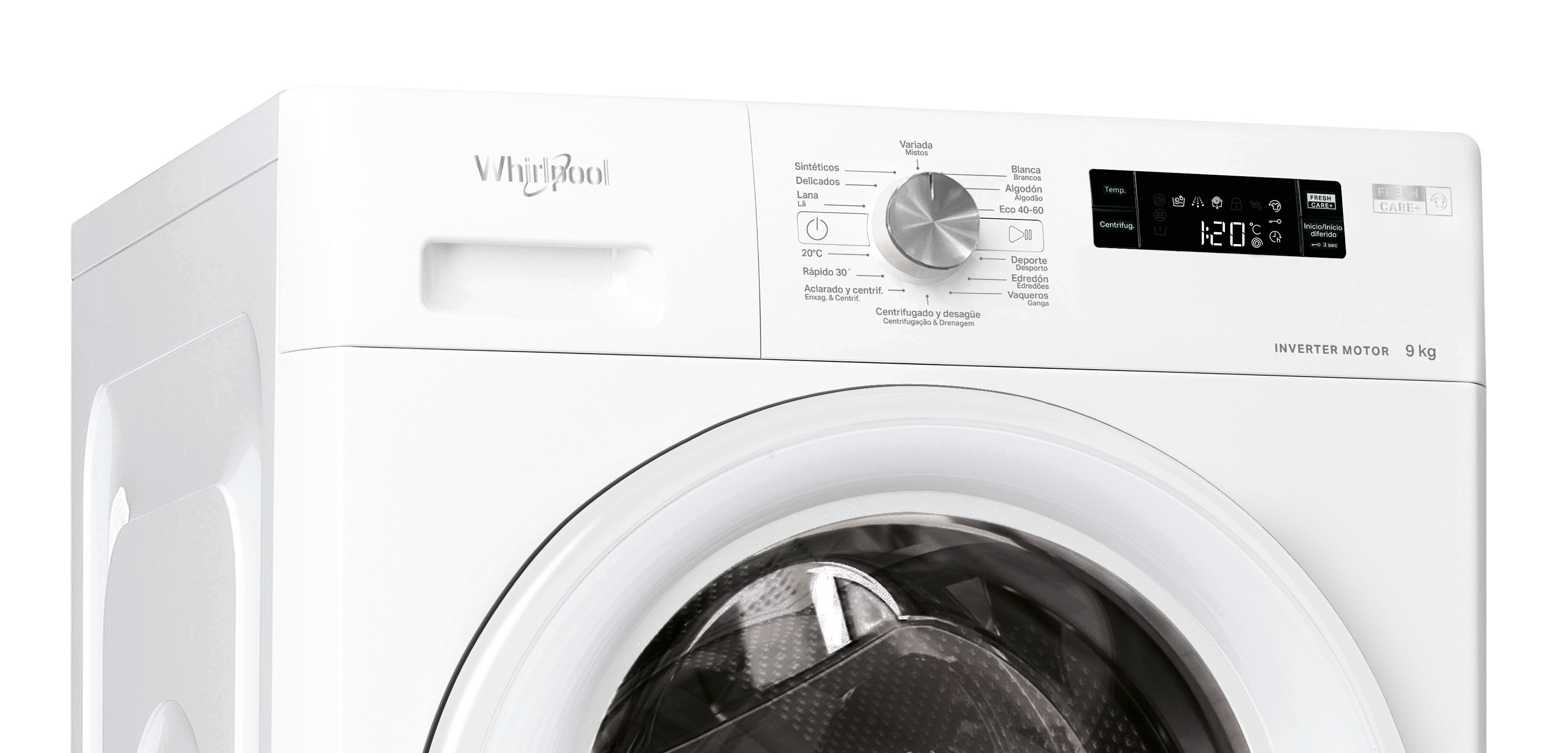 Lavadora Whirlpool 9 kg/ 1.200 rpm - FFS 9269 W SP Blanco-5