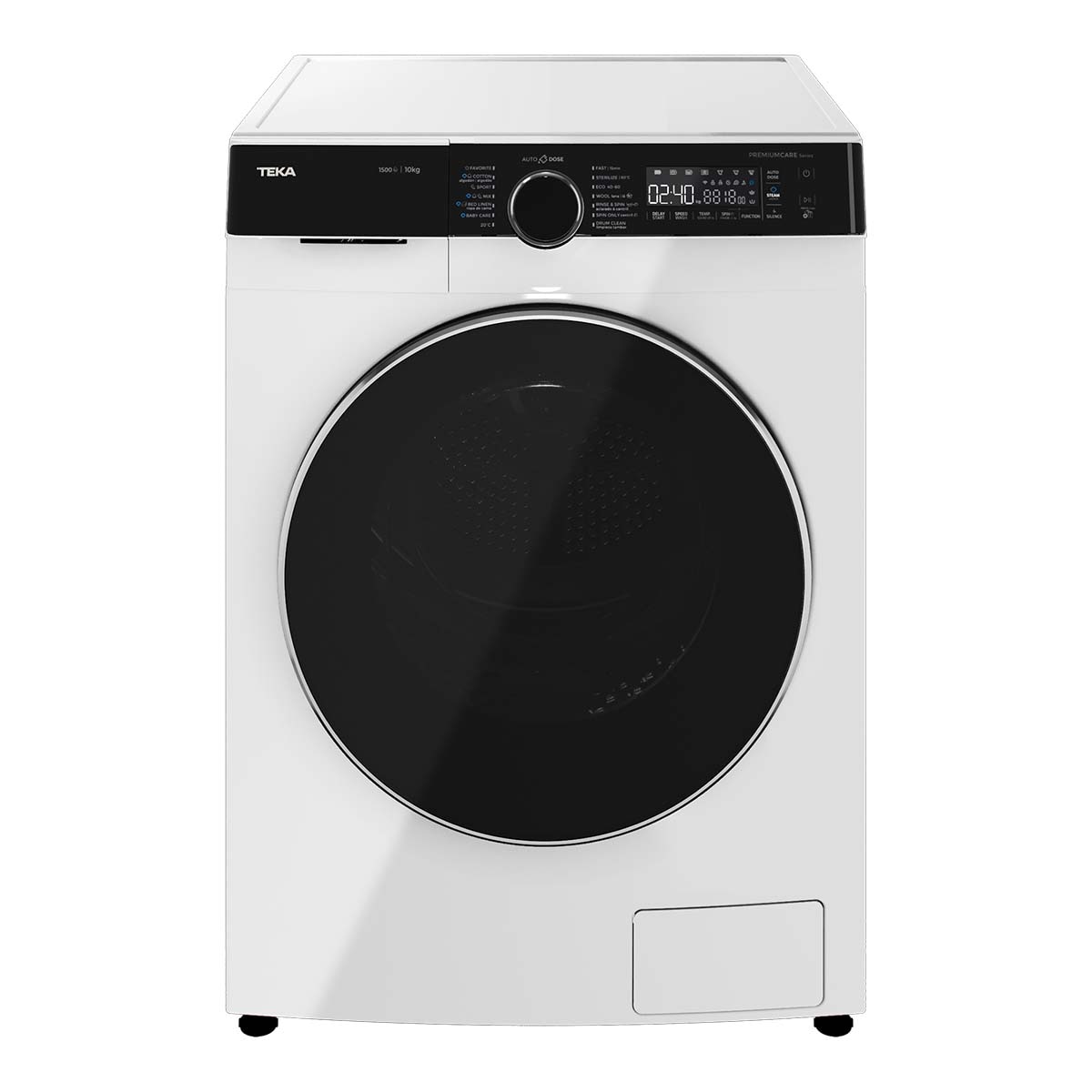 Teka – Lavadora Teka 10 kg / 1.500 rpm, AutoDosificación – WMK 81050 BLANC.