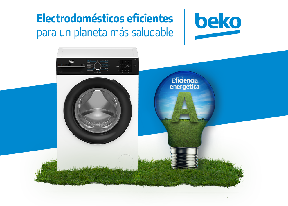 Lavadora Beko Energy Spin 9 kg /1.400 rpm, Motor ProSmart Inverter - BM3WFSU39413 Blanco-11