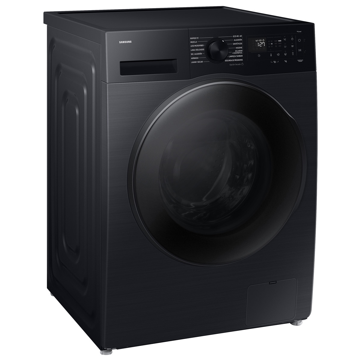 Lavadora Secadora Samsung 11kg/6kg Tecnología AI EcoBubble™ Clase D/A Negra WD11DG5B15BBEC Negro-2