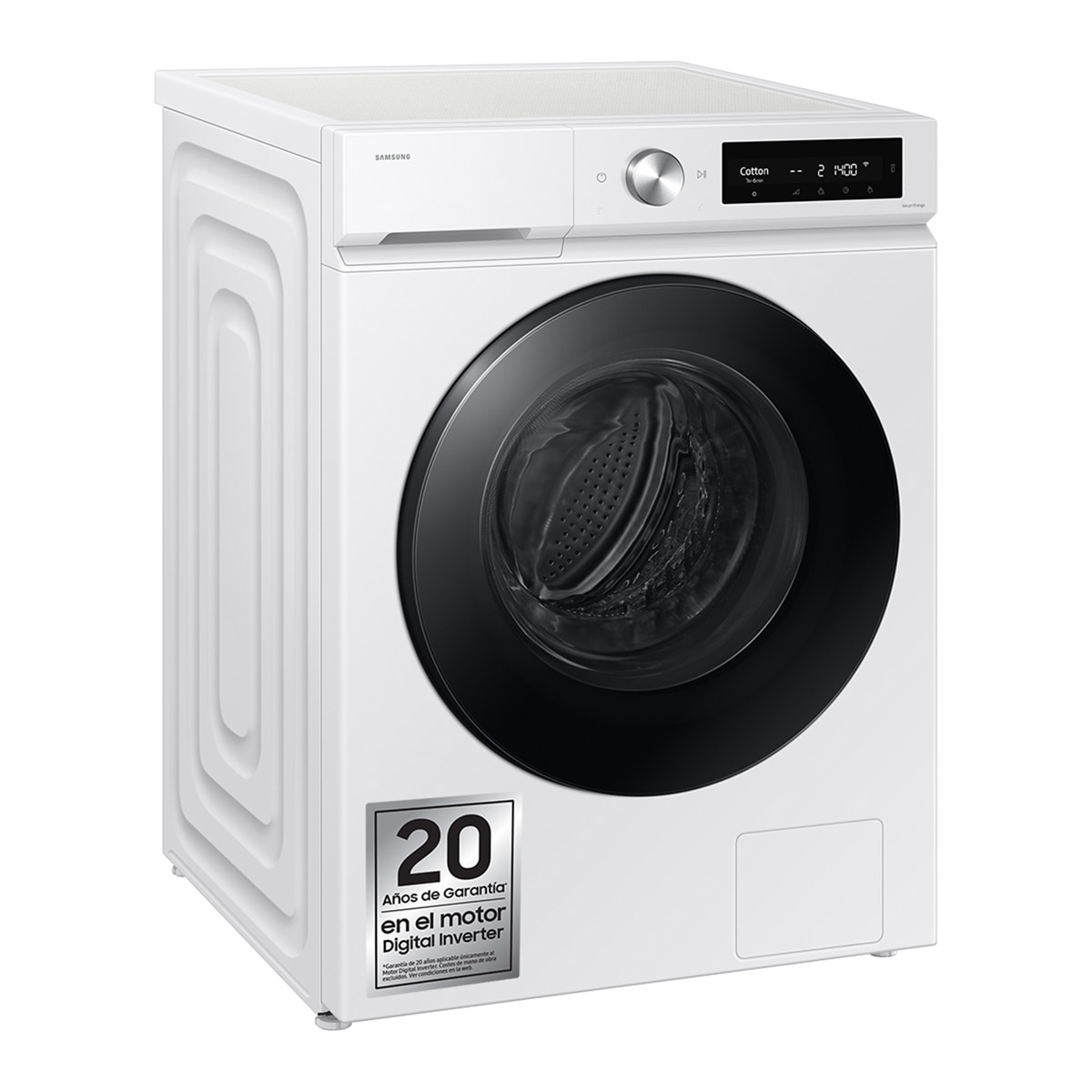 Samsung – Lavadora Secadora Samsung 9kg/6kg con Autodosificación Clase D/A Blanca WD90DB7B85GWU3.