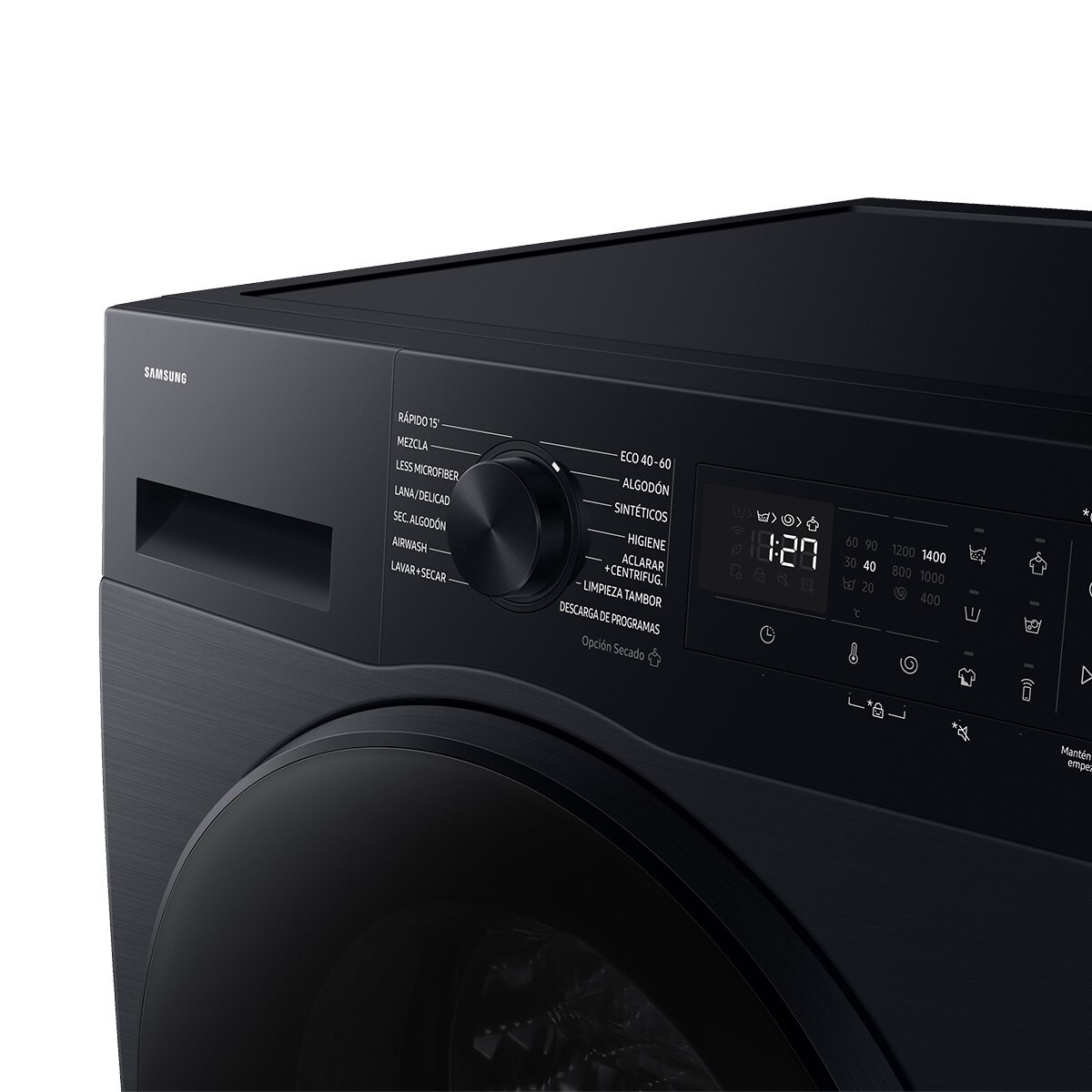 Lavadora Secadora Samsung 9kg/6kg Tecnología AI EcoBubble? Clase D/A Negra WD90DG5B15BBEC Negro-8