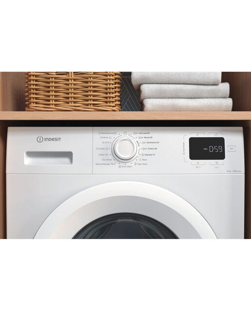 Lavadora Indesit 6 kg / 1.000 rpm - IM 640 MY TIME 7