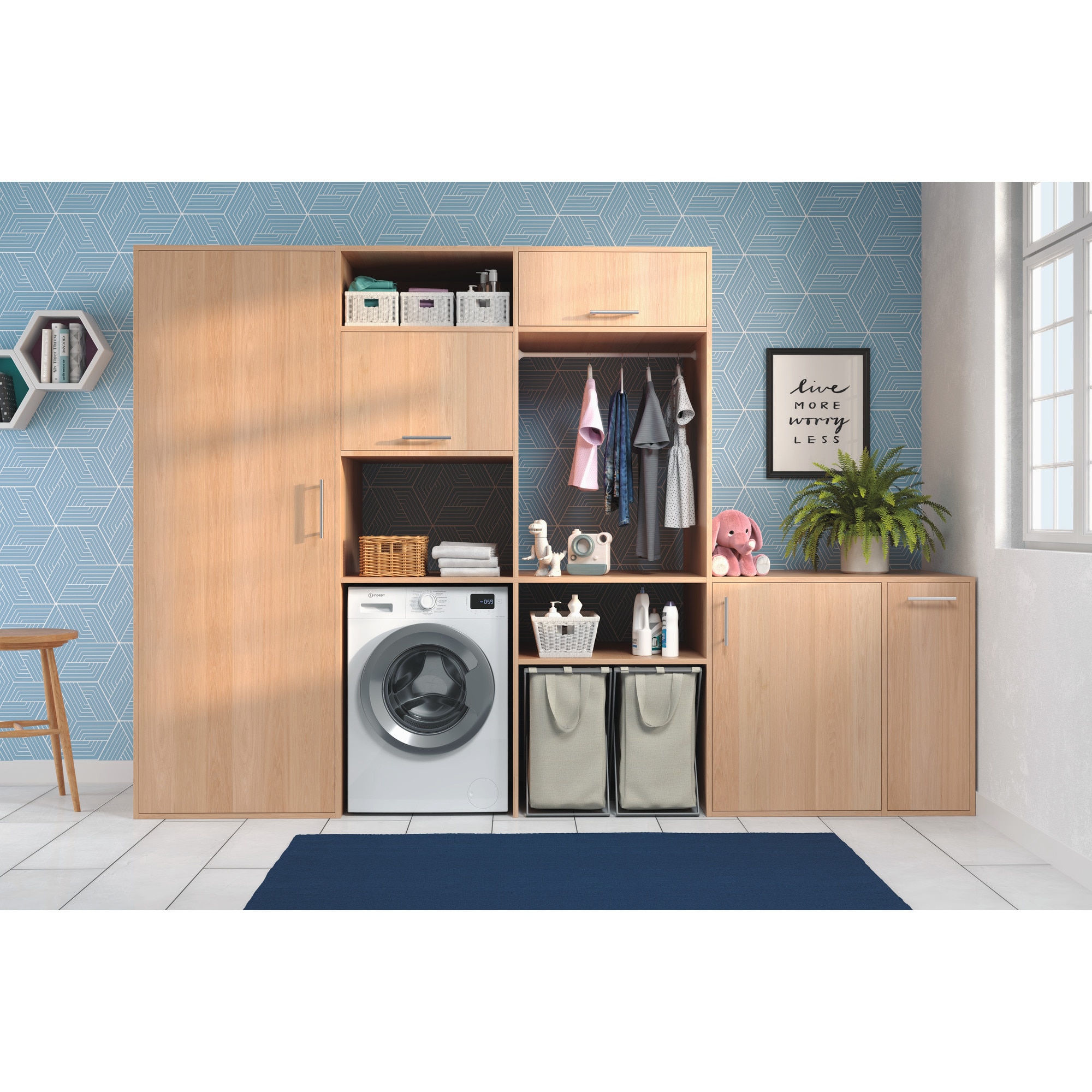Lavadora Indesit 7 kg / 1.000 rpm - IM 760S MY TIME SPT Blanco-9