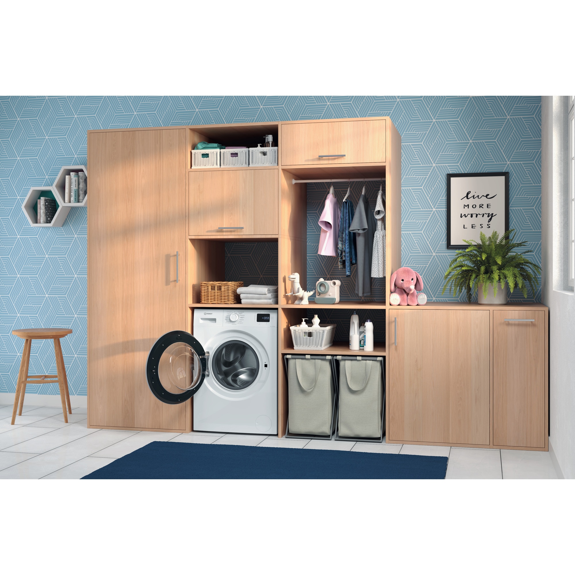 Lavadora Indesit 7 kg / 1.000 rpm - IM 760S MY TIME SPT Blanco-10