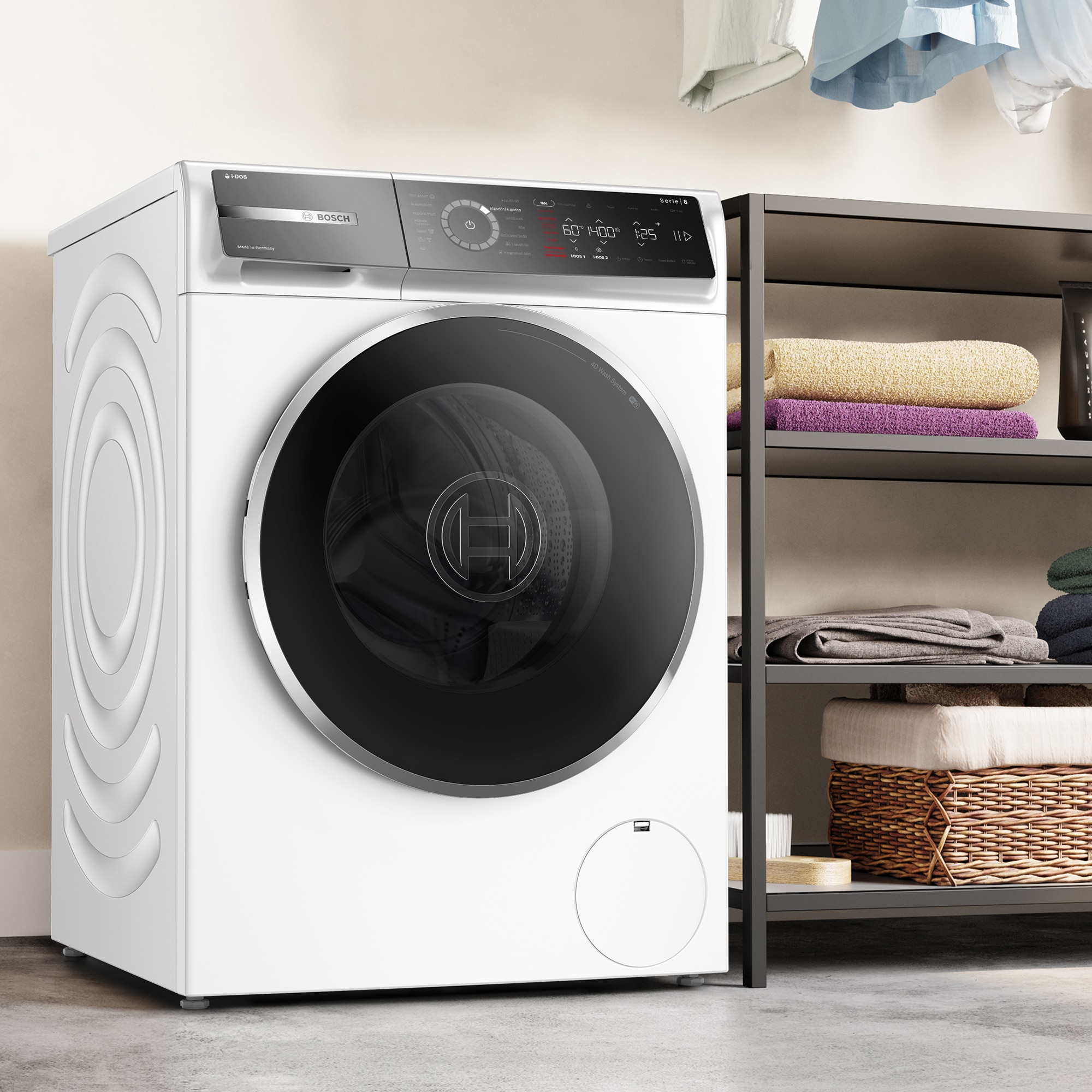 Lavadora Bosch 9 kg / 1400 rpm Autodosificación - WGB244A0ES Blanco-3